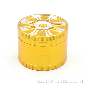 Gəmi Dəstəyi Smokegrinder 63 mm alüminium ərintisi 4 qat